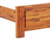 vidaXL Estrutura de cama 100x200 cm madeira de ac&aacute;cia maci&ccedil;a