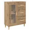vidaXL Buffet Carvalho Artesanal 69,5 x 34 x 90 cm