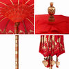 vidaXL Parasol Balin&ecirc;s Vermelho 215 x 215 x 260 cm