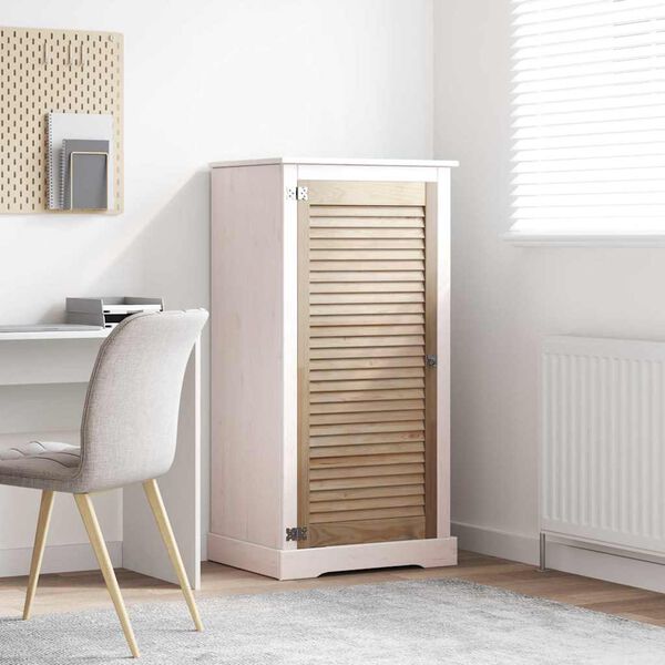 vidaXL Porta de Arm&aacute;rio com porta Natural 140.5 x 2 x 59.5 cm