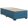 vidaXL Cama boxspring com colch&atilde;o 90x190 cm veludo azul