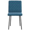 vidaXL Cadeiras de jantar 2 pcs veludo azul