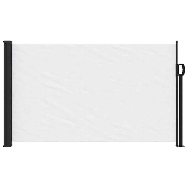 vidaXL Toldo lateral retr&aacute;til 117x300 cm branco