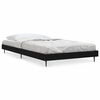 vidaXL Estrutura de cama 90x190 cm derivados de madeira preto