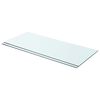 vidaXL Prateleiras 2 pcs 70x30 cm vidro transparente