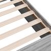 vidaXL Estrutura cama 100x200 cm derivados de madeira cinzento sonoma