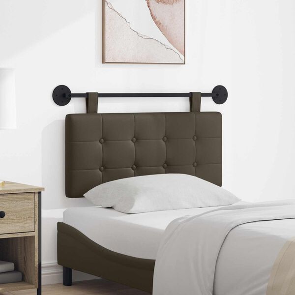 vidaXL Cabeceira Suspensa Montado na parede Couro Sint&eacute;tico