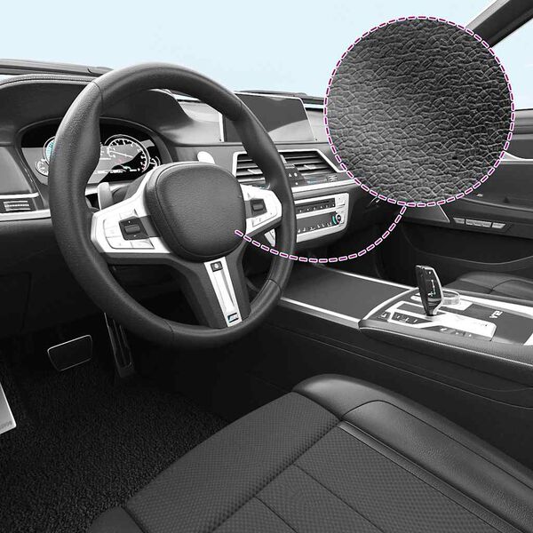 vidaXL Películas para carro 2 pcs 100x150 cm + 50x150 cm preto mate