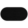 vidaXL Tampo de mesa 100x50x4 cm carvalho maci&ccedil;a oval castanho-escuro