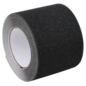 vidaXL Fita antiderrapante 0,1x10 m PVC preto