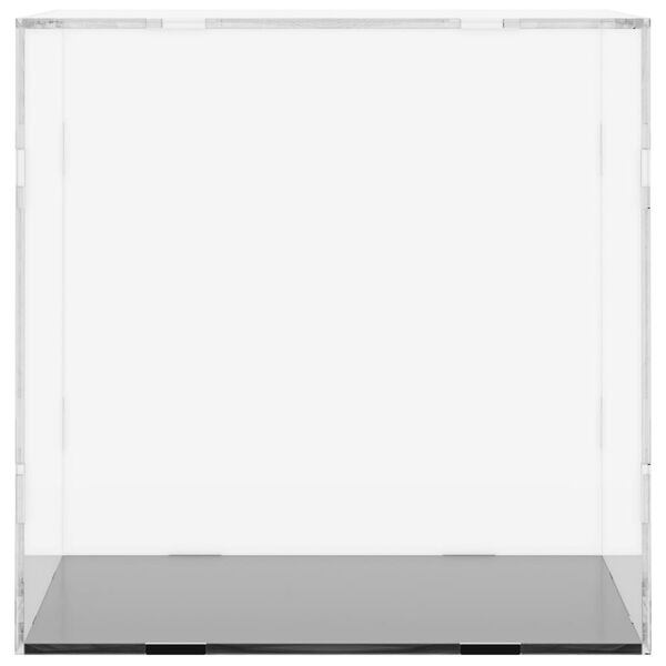 vidaXL Caixa expositora transparente 30x30x30 cm acr&iacute;lico