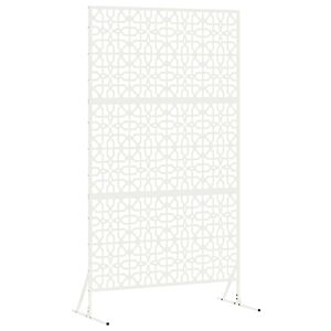 vidaXL Protetor de Privacidade Branco 100 x 50 x 180 cm A&ccedil;o