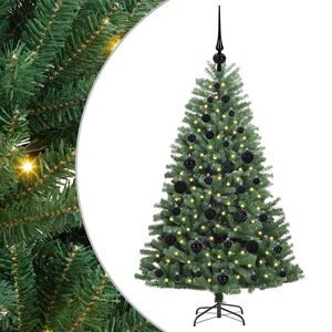 vidaXL &Aacute;rvore de Natal Articulada Artificial Verde 120 cm PVC e Metal