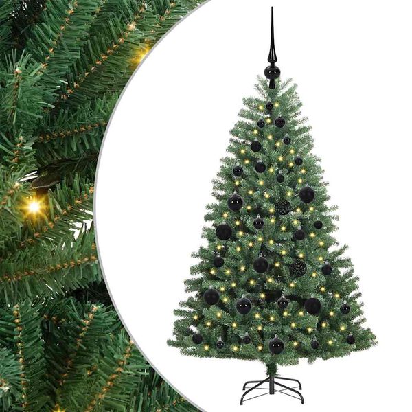 vidaXL &Aacute;rvore de Natal Articulada Artificial Verde 120 cm PVC e Metal