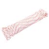 vidaXL Cabo de arranque &Oslash;5 mm 10 m nylon branco e vermelho