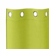 vidaXL Cortinas Blackout com Argolas 2 pcs Verde 140 x 140 cm
