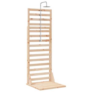 vidaXL Chuveiro Externo 225 cm Natural