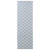 vidaXL Passadeira ORIZ 1150 gsm Cinza e Branco