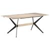 vidaXL Mesa de jantar 180x90x76 cm madeira de mangueira maci&ccedil;a