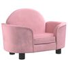 vidaXL Cama para c&atilde;es 66x40x45 cm veludo rosa