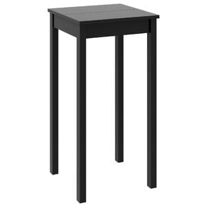 vidaXL Mesa de bar em MDF preto 55x55x107 cm