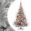 vidaXL &Aacute;rvore de Natal artificial com bolas 120 cm 150 LED