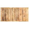 vidaXL Mesa de jantar 180x90x76 cm madeira de mangueira maciça áspera