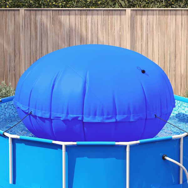 vidaXL Almofada de piscina para piscina acima do solo Azul Ø 300 cm