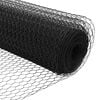 vidaXL Cerca Hexagonal Cinzeto 1,4 x 25 m PVC