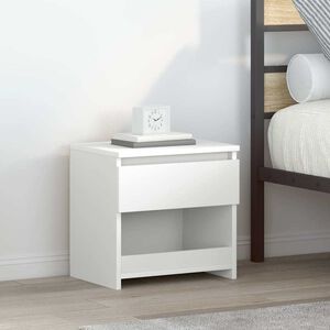 vidaXL Mesas de cabeceira 2 pcs 40x30x39 cm derivados madeira branco
