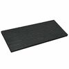 vidaXL Pedra Passo 6 pcs Preto 60,5 x 25 x 2 cm Borracha