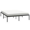 vidaXL Estrutura de cama 160x200 cm metal preto