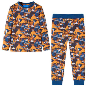 Pijama de manga comprida para crian&ccedil;a conhaque 92