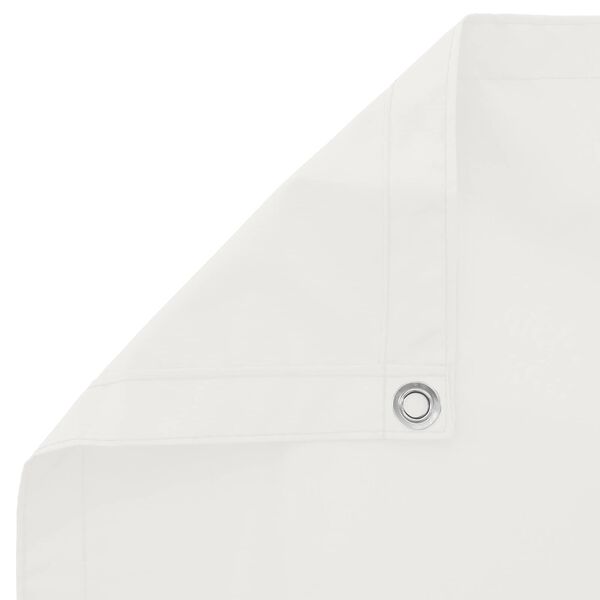 vidaXL Tela de Varanda Branco 110 x 800 cm Tecido Oxford