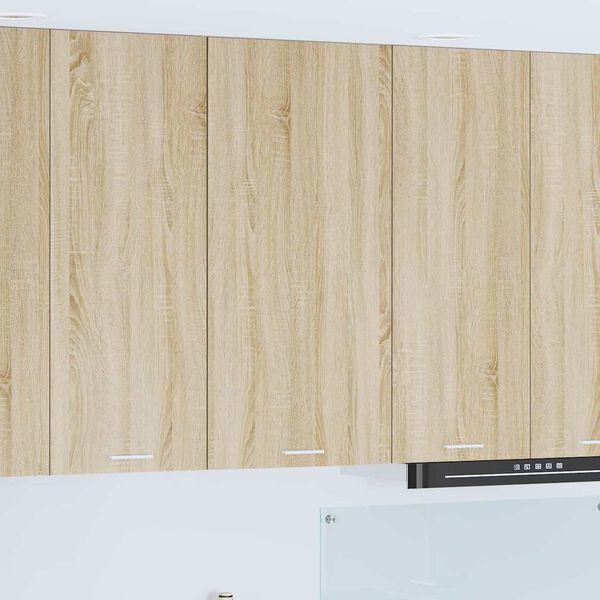 vidaXL Arm&aacute;rio suspenso Carvalho Sonoma e Branco 50 x 31 x 100 cm