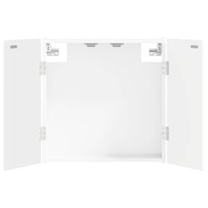 vidaXL Arm&aacute;rio para Dartboard ARNHEM Branco Brilhante