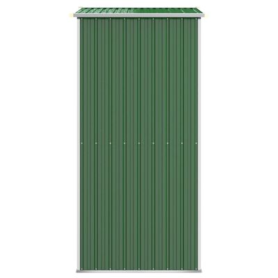 vidaXL Abrigo de jardim 192x108x223 cm aço galvanizado verde