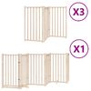 vidaXL Port&atilde;o para c&atilde;es com porta dobr&aacute;vel 15 pain&eacute;is 750 cm &aacute;lamo