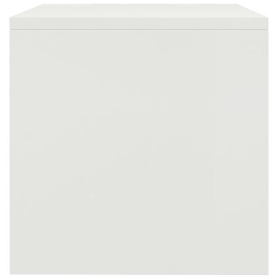vidaXL Mesa-de-cabeceira 40x30x30 cm aglomerado branco