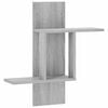vidaXL Prateleira de Parede Sonoma cinzento 59 x 17 x 63 cm