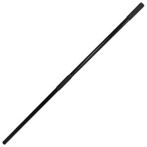 vidaXL Cabo de forquilha &Oslash;3,5x127,5 cm a&ccedil;o preto