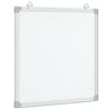 vidaXL Quadro branco magn&eacute;tico 40x40x1,7 cm alum&iacute;nio