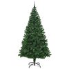 vidaXL &Aacute;rvore de Natal Artificial Verde 240 cm PVC, A&ccedil;o e Pl&aacute;stico