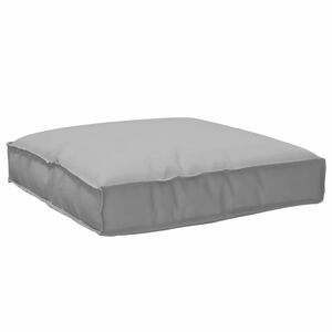 vidaXL Almofada Tecido Oxford Cinzeto 80 x 80 x 12 cm