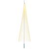 vidaXL Luz para &aacute;rvore de Natal com estaca e mastro 500 cm 1632 LED