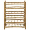 vidaXL Escorredor de Vinho Natural 57 x 29,5 x 72 cm Bambu