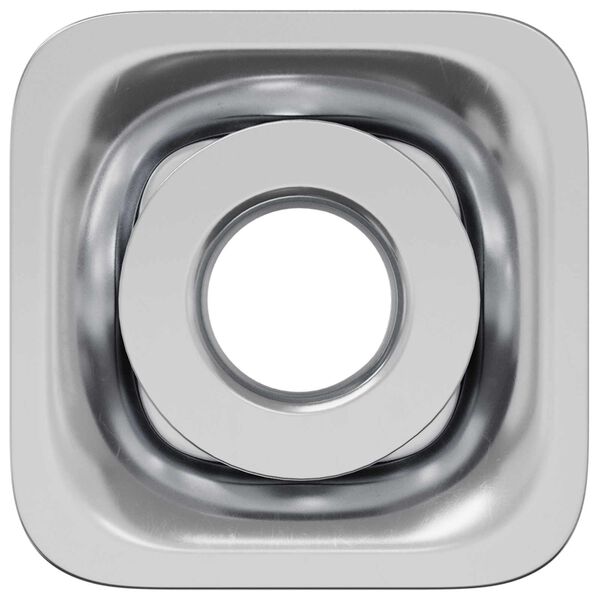 vidaXL Inserto de Tubo Rosqueado 12 pcs Preto e Prata A&ccedil;o Galvanizado