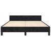 vidaXL Estrutura de cama sem colch&atilde;o 140x190 cm veludo preto