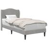 vidaXL Estrutura da Cama Cinzento-claro 90 x 190 cm Veludo
