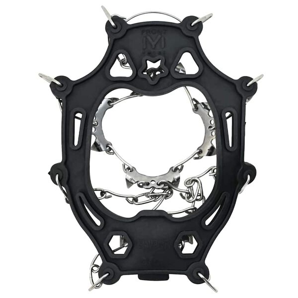 vidaXL Cravos de Gelo para Sapatos Preto M